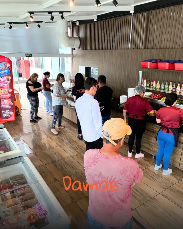 Buffet de almoço da Damae